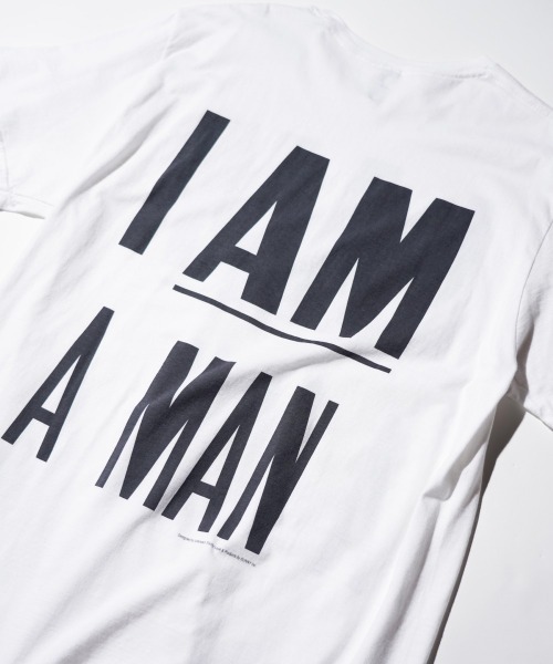 JERZEES(ジャージーズ)の「JERZEES / ジャージーズ "I AM A MAN" TEE グラフィック Tシャツ(Tシャツ/カットソー・メンズ・ホワイト/ブラック・MEDIUM/LARGE/X-LARGE/SMALL)」の13枚目の写真