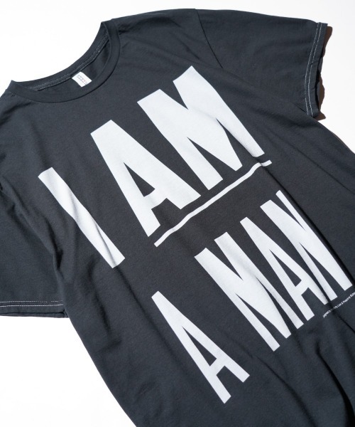JERZEES(ジャージーズ)の「JERZEES / ジャージーズ "I AM A MAN" TEE グラフィック Tシャツ(Tシャツ/カットソー・メンズ・ホワイト/ブラック・MEDIUM/LARGE/X-LARGE/SMALL)」の18枚目の写真