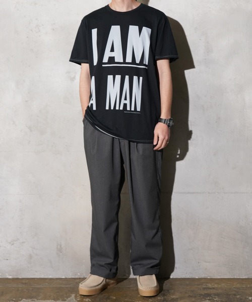 JERZEES(ジャージーズ)の「JERZEES / ジャージーズ "I AM A MAN" TEE グラフィック Tシャツ(Tシャツ/カットソー・メンズ・ホワイト/ブラック・MEDIUM/LARGE/X-LARGE/SMALL)」の16枚目の写真