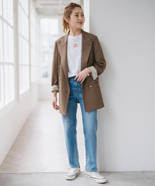 Spick & Span（スピックアンドスパン）の「《追加》メッセージロゴTシャツ（Tシャツ/カットソー・レディース・ブラック/ブルー/レッド・FREE）」の5枚目の写真