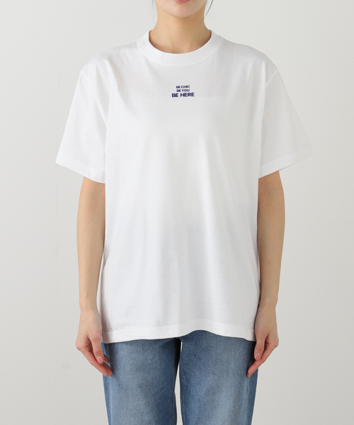 スピックアンドスパン　OBLADA別注 HELLO Tシャツ Spick and Span｜スピック＆スパン（レディース／オブラダ）の