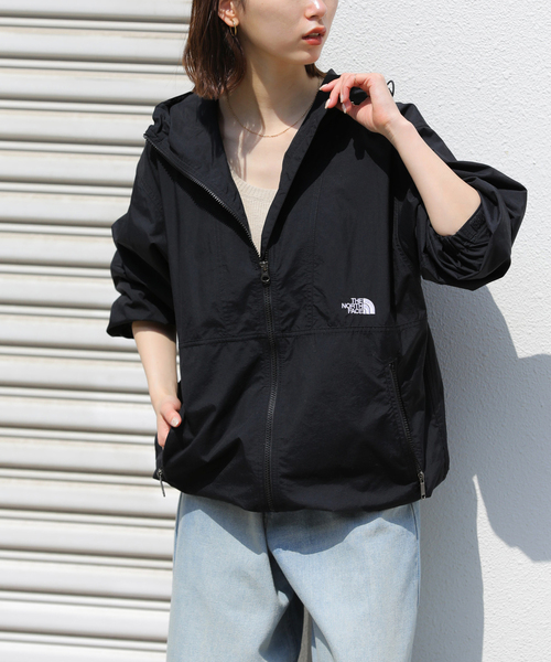 THE NORTH FACECompact Jacketマウンテンパーカー 黒 THE NORTH FACE マウンテンパーカー ウインドブレーカー ザ