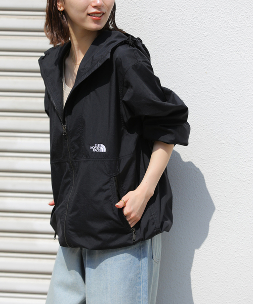 THE NORTH FACE(ザノースフェイス)の「《追加5》THE NORTH FACE COMPACT JACKET:マウンテンパーカー NP72230(マウンテンパーカー・レディース・チャコールグレー/ブラック・MEDIUM)」の10枚目の写真