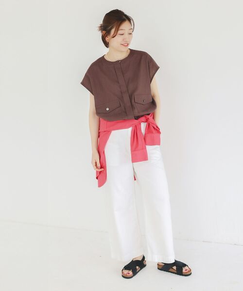 le.coeur blanc(ルクールブラン)の「《履き心地抜群◎》VINILOクロスベルトサンダル(サンダル・レディース・ブラック/モカ・37/38)」の8枚目の写真