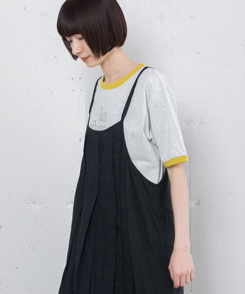 POU DOU DOU（プードゥドゥ）の「＜made in INDIA＞ピコミシン使いキャミワンピース（ワンピース・レディース・グリーン/ダークブルー/ブラック・M）」の11枚目の写真