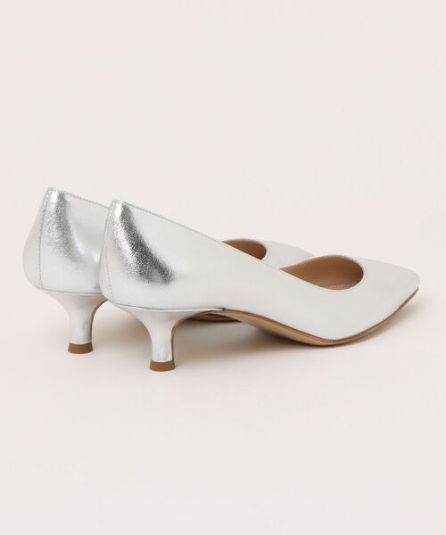 FABIO RUSCONI(ファビオルスコーニ)の「【FABIO RUSCONI/ファビオ ルスコーニ】レザー パンプス 4.5㎝ヒール(パンプス・レディース・シルバー/ブラック・36/37/38/39)」の4枚目の写真
