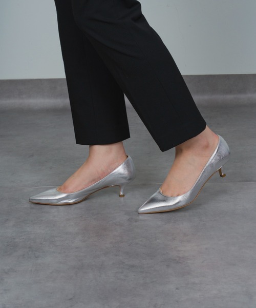 FABIO RUSCONI(ファビオルスコーニ)の「【FABIO RUSCONI/ファビオ ルスコーニ】レザー パンプス 4.5㎝ヒール(パンプス・レディース・シルバー/ブラック・36/37/38/39)」の16枚目の写真