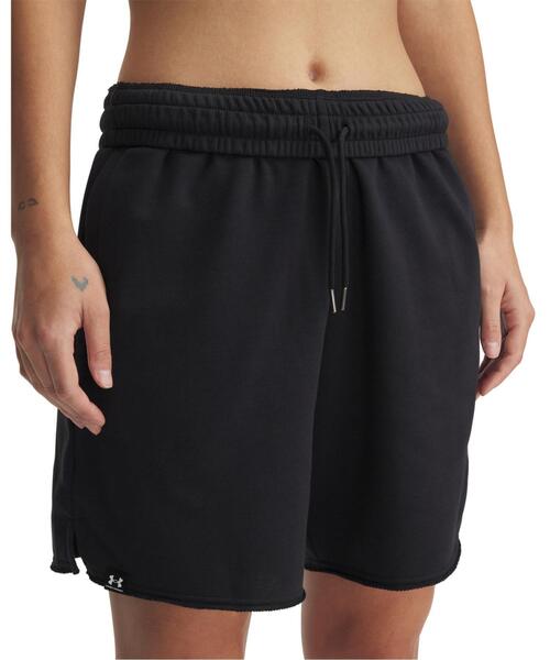 UNDER ARMOUR（アンダーアーマー）の「UAアイコン テリー ロングショーツ（ライフスタイル/レディース）（その他パンツ・レディース・ブラック・M/S/L/XL）」の4枚目の写真