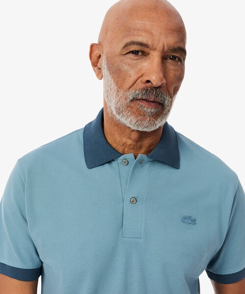 LACOSTE(ラコステ)の「L.12.12グラデーション 半袖ポロシャツ(ポロシャツ・メンズ・ダークブルー/ベージュ・2/3/4/5)」の4枚目の写真