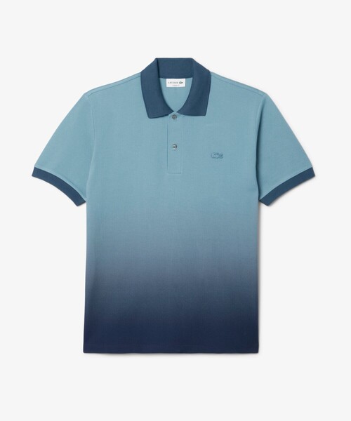 LACOSTE(ラコステ)の「L.12.12グラデーション 半袖ポロシャツ(ポロシャツ・メンズ・ダークブルー/ベージュ・2/3/4/5)」の2枚目の写真