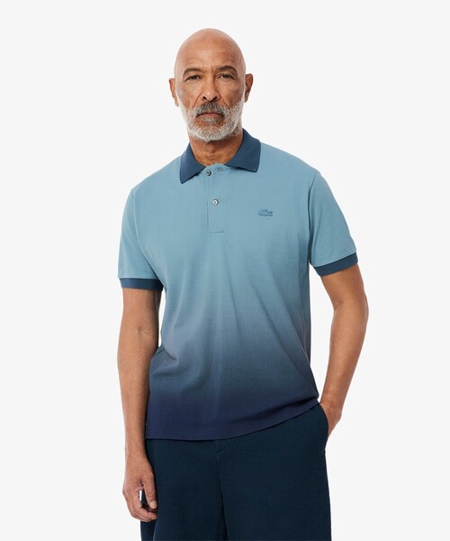 LACOSTE(ラコステ)の「L.12.12グラデーション 半袖ポロシャツ(ポロシャツ・メンズ・ダークブルー/ベージュ・2/3/4/5)」の3枚目の写真