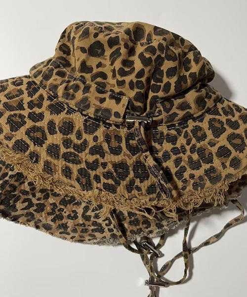 meJane（ミージェーン）の「レオパード柄 フリンジバケットハット（ハット・レディース・ブラウン系/ベージュ系・FREE）」の15枚目の写真