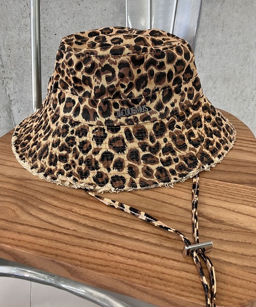 meJane（ミージェーン）の「レオパード柄 フリンジバケットハット（ハット・レディース・ブラウン系/ベージュ系・FREE）」の5枚目の写真