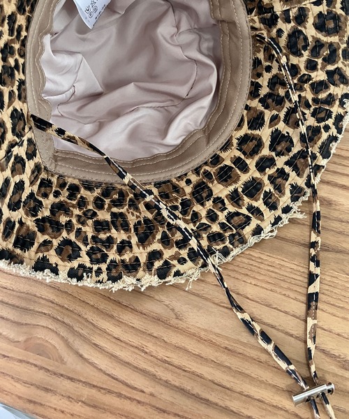 meJane（ミージェーン）の「レオパード柄 フリンジバケットハット（ハット・レディース・ブラウン系/ベージュ系・FREE）」の11枚目の写真