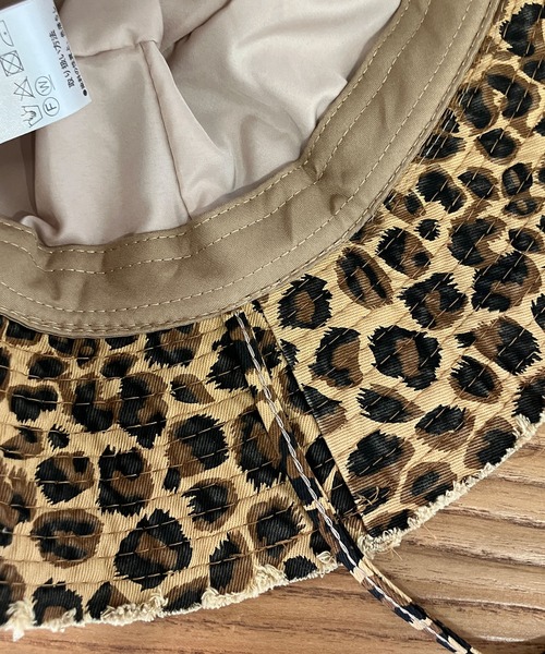 meJane（ミージェーン）の「レオパード柄 フリンジバケットハット（ハット・レディース・ブラウン系/ベージュ系・FREE）」の13枚目の写真