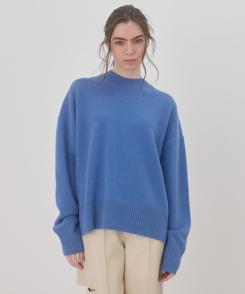 ルシェルブルー LE CIEL BLEU 長袖セーター サイズ36 S パープル レディース トップス ルシェルブルー LE CIEL BLEU ニット セーター 長袖 無地 36 黒