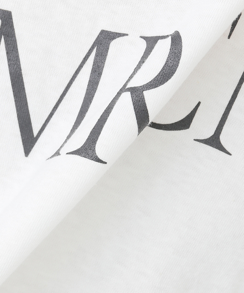 AMERICANA/アメリカーナ】 AMRCN ロールアップTシャツ（Tシャツ