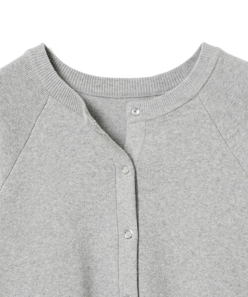 B:MING by BEAMS（ビーミングバイビームス）の「2way スウェット ライク カーディガン（カーディガン/ボレロ・レディース・オフホワイト/レッド/ライトグレー・ONE SIZE）」の5枚目の写真