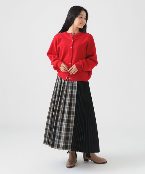 B:MING by BEAMS（ビーミングバイビームス）の「2way スウェット ライク カーディガン (手洗い可)（カーディガン/ボレロ・レディース・オフホワイト/レッド/ライトグレー・ONE SIZE）」の10枚目の写真