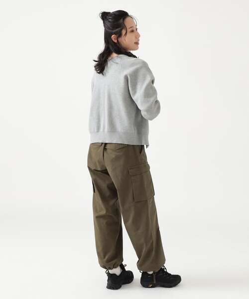 B:MING by BEAMS（ビーミングバイビームス）の「2way スウェット ライク カーディガン (手洗い可)（カーディガン/ボレロ・レディース・オフホワイト/レッド/ライトグレー・ONE SIZE）」の13枚目の写真