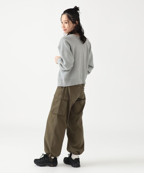 B:MING by BEAMS（ビーミングバイビームス）の「2way スウェット ライク カーディガン (手洗い可)（カーディガン/ボレロ・レディース・オフホワイト/レッド/ライトグレー・ONE SIZE）」の14枚目の写真