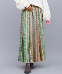 チチカカ | ファブリックプリントジャージースカート(スカート)