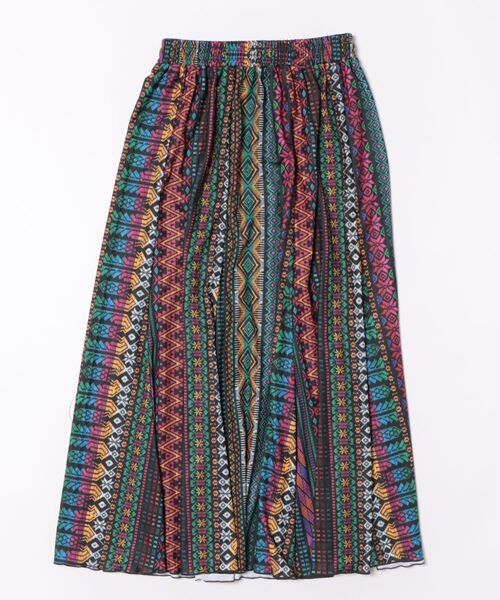 チチカカ(チチカカ)の「ファブリックプリントジャージースカート(スカート・レディース・ベージュ/ブラウン/ブラック・MEDIUM/LARGE)」の21枚目の写真