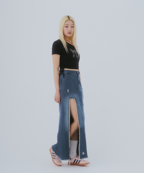 GAB GAB(ガブガブ)の「ワンオフショルトップス(Tシャツ/カットソー・レディース・ブラック/ホワイト・FREE)」の17枚目の写真