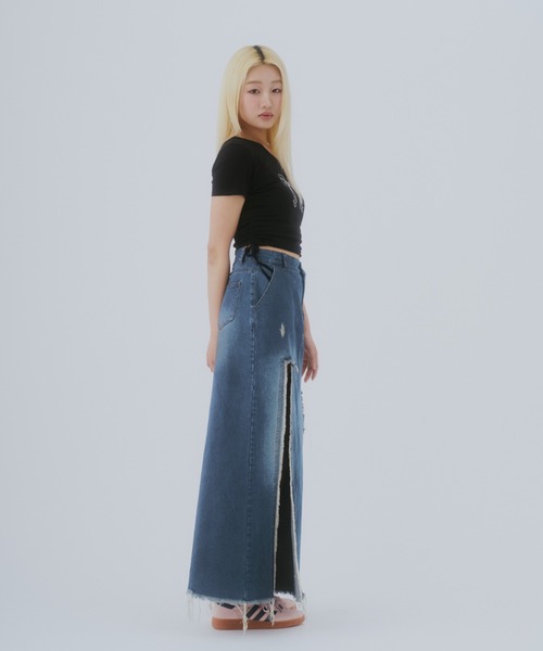 GAB GAB(ガブガブ)の「ワンオフショルトップス(Tシャツ/カットソー・レディース・ブラック/ホワイト・FREE)」の18枚目の写真