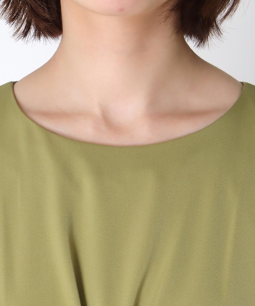 Jines(ジネス)の「ウエストタックフィッシュテールワンピース(ワンピース・レディース・ブラウン/グリーン・38)」の18枚目の写真