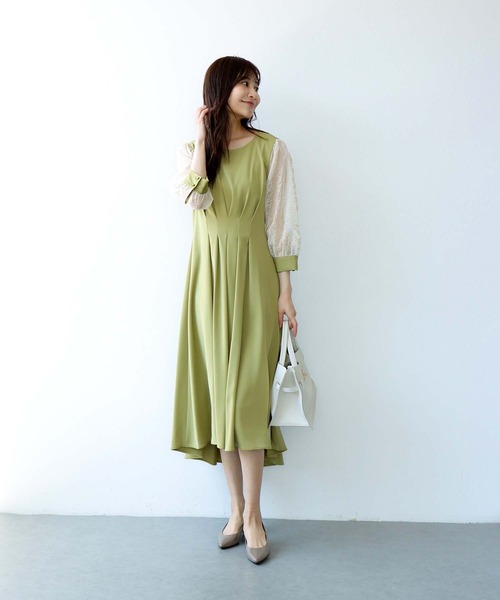 セール】ウエストタックフィッシュテールワンピース（ワンピース