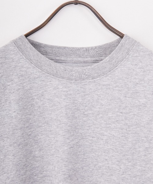 SHELTECH（シェルテック）の「[LESS BY SHELTECH/レス バイ シェルテック] クルーネック ショートスリーブTシャツ（Tシャツ/カットソー・レディース・グレー/ブラック/ホワイト・M/XL/L）」の9枚目の写真