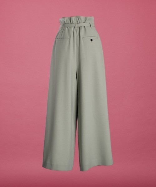 unrelaxing（アンリラクシング）の「ハカマタックワイドパンツ（その他パンツ・レディース・ミント・マルチサイズ）」の2枚目の写真