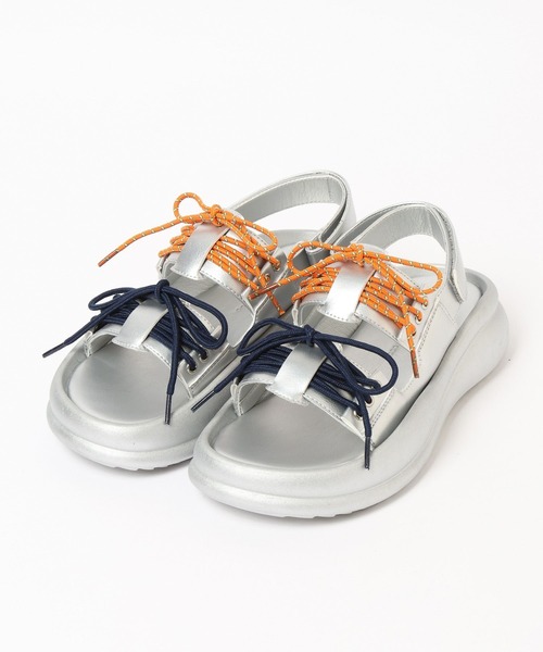 niko and...（ニコアンド）の「オリジナルWコードサンダル（サンダル・レディース・グレー/ブラック・MEDIUM/LARGE）」の9枚目の写真