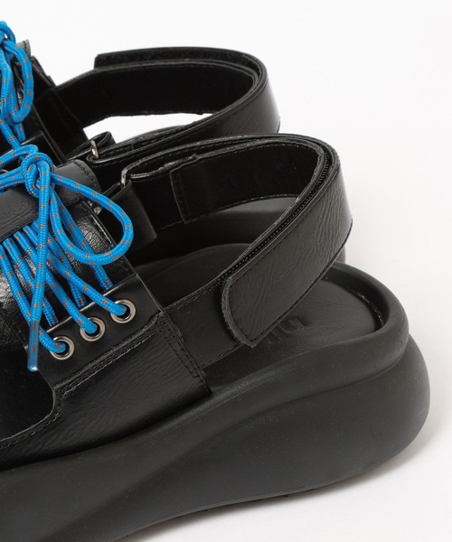 niko and...（ニコアンド）の「オリジナルWコードサンダル（サンダル・レディース・グレー/ブラック・MEDIUM/LARGE）」の19枚目の写真