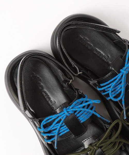 niko and...（ニコアンド）の「オリジナルWコードサンダル（サンダル・レディース・グレー/ブラック・MEDIUM/LARGE）」の21枚目の写真