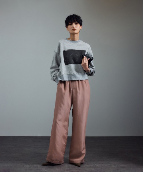 25AW]GENTLE SILK パンツ / セットアップ対応・洗える（その他パンツ