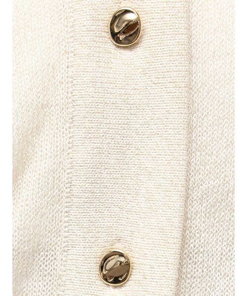 LAGUNAMOON（ラグナムーン）の「2WAYラメシアーカーディガン（カーディガン/ボレロ・レディース・アイボリー/ブラック/ライトグリーン・FREE）」の19枚目の写真