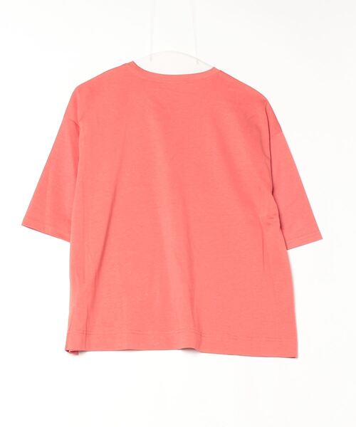 BRODIAEA(ブローディア)の「BRODIAEA 自転車刺繍半袖Tシャツ(Tシャツ/カットソー・レディース・オフホワイト/ライム/コーラル/ネイビー・40)」の8枚目の写真