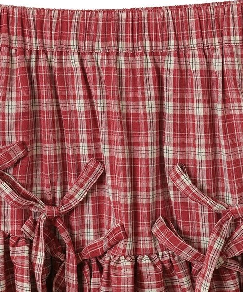 Candy Stripper（キャンディストリッパー）の「CHECK BALLOON スカート（スカート・レディース・ベージュ/レッド/ブラック・FREE）」の21枚目の写真