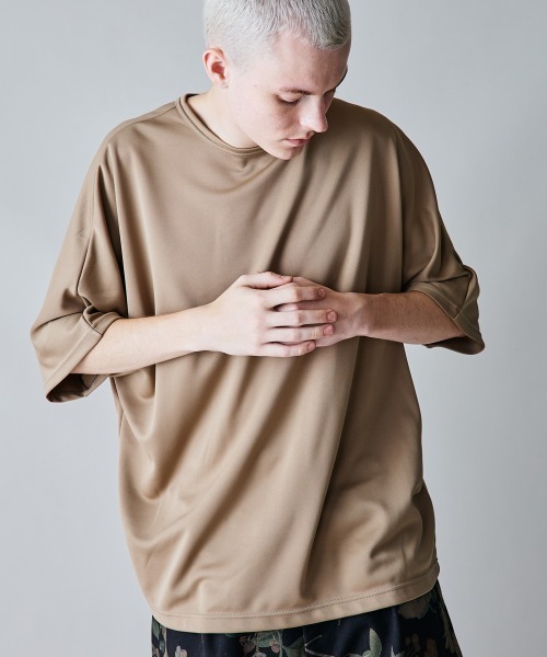 rehacer(レアセル)の「rehacer : DryGlide Dolman CS / ドライグライド ドルマンカットソー(Tシャツ/カットソー・メンズ・ベージュ/ネイビー・SMALL/MEDIUM/LARGE/X-LARGE)」の10枚目の写真