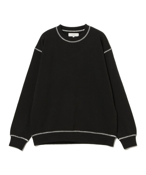 B:MING by BEAMS(ビーミングバイビームス)の「ステッチ クルーネック スウェット(ユニセックス)(スウェット・メンズ・ブラック/ナチュラル・XL/L/M/S)」の8枚目の写真