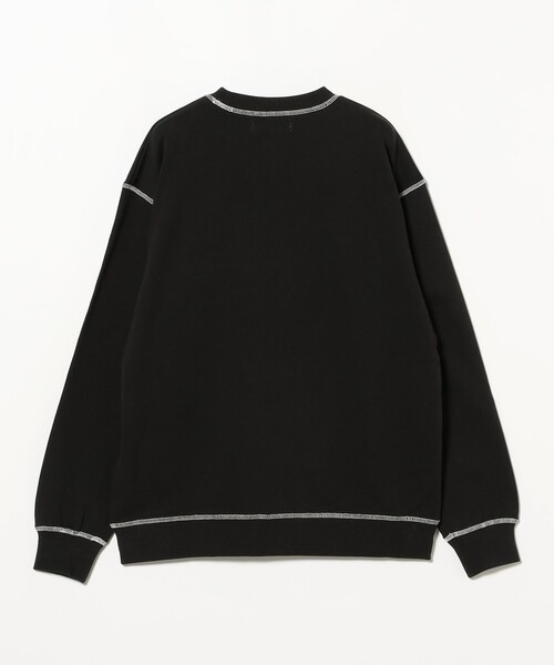 B:MING by BEAMS(ビーミングバイビームス)の「ステッチ クルーネック スウェット(ユニセックス)(スウェット・メンズ・ブラック/ナチュラル・XL/L/M/S)」の7枚目の写真