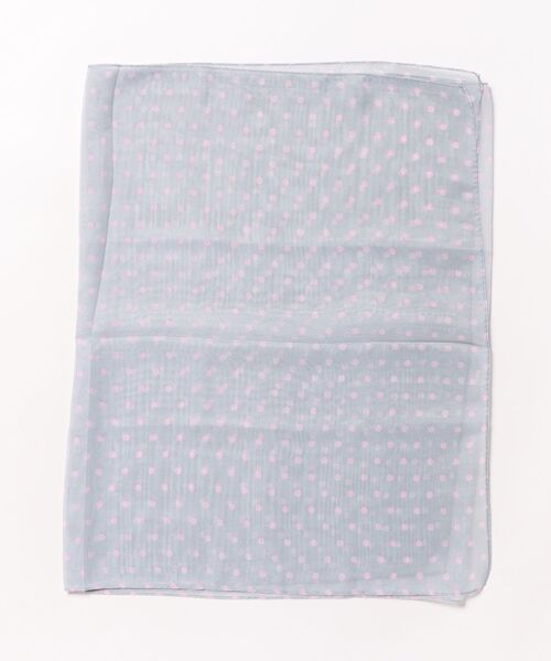 VIBGYOR Women（ヴィブジョー　ウィメン）の「【resonance】ドット柄 シンプル スカーフ/ストール【マルチウェイ】（ストール/ショール・レディース・ブラック/ホワイト/ベージュ/ネイビー/グレー・FREE）」の12枚目の写真