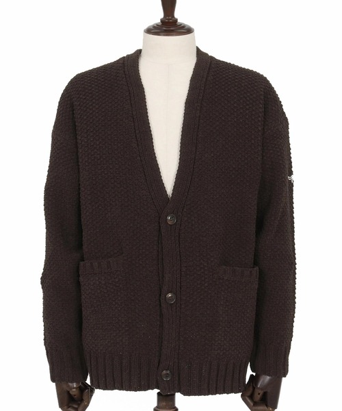 CALL&RESPONSE（コールアンドレスポンス）の「mcg3672-ざっくりニットカーデ-サイセンタク カーディガン（カーディガン/ボレロ・メンズ・ブラック/ベージュ/ブラウン・2/4/5）」の22枚目の写真