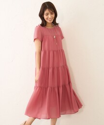 新品タグ付き⭐︎TO BE CHIC ワンピース 46 ピンク 結婚式 パーティ 新品タグ付き⭐︎TO BE CHIC ワンピース 46 ピンク 結婚式 パーティ