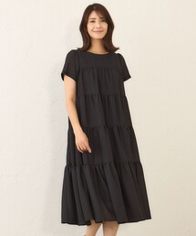 新品 TO BE CHIC トゥービーシック レース装飾ワンピース セレモニー レースコットンポンチ ワンピース(ワンピース)｜TO BE CHIC
