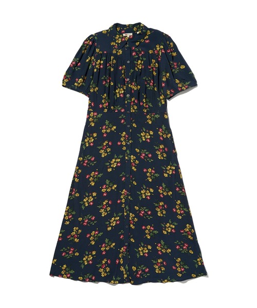 Levi's(リーバイス)の「Levi's/リーバイス Rosa ショートスリーブ ミディカラー ドレス(ワンピース・レディース・ネイビー・XS/S/M)」の9枚目の写真