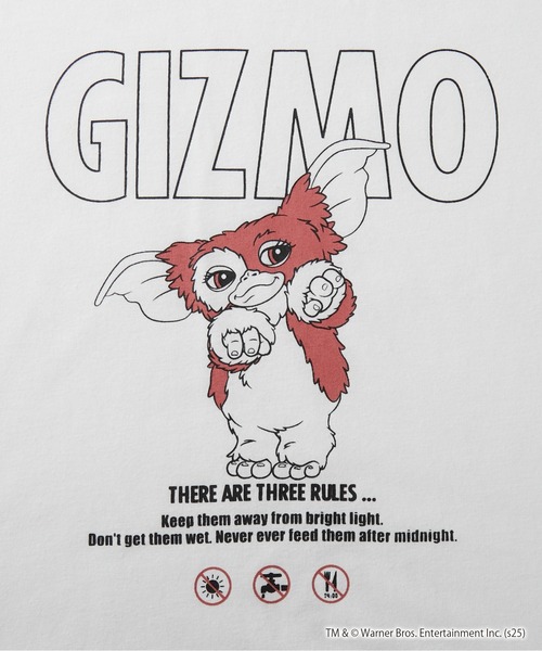 SMILE LAND（スマイルランド）の「＜大きいサイズ＞【GREMLINS】ゆるシルエットプリントTシャツ（Tシャツ/カットソー・レディース・オフホワイト/ブラック・L/5L/4L/3L/LL）」の8枚目の写真