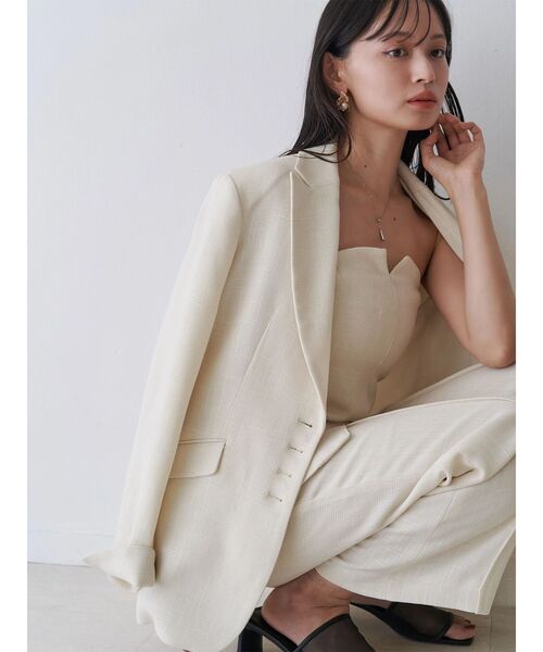 TONAL（トーナル）の「カラミストレートパンツ（その他パンツ・レディース・ブラック/オフホワイト/グレー・SMALL/MEDIUM）」の19枚目の写真